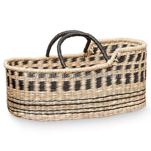 Natural Seagrass Moses Baby <b>Changing</b> <b>Basket</b> Cheap Price - Product Image 6