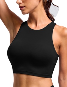 Top deportivo elástico en 4 direcciones, que absorbe la humedad, sin costuras, de 180 gramos, para correr, atlético, con tela transpirable. - Product Image 4