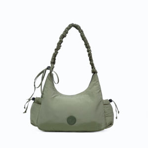 Sac à bandoulière spacieux Crinkle Premium avec fermeture à glissière, sangle réglable et poche pratique - Product Image 1