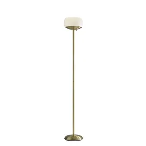 Lampe sur pied en fer de luxe à revêtement doré de dernière génération, abat-jour, lampe sur pied verticale durable pour la maison, l'hôtel, l'usage domestique - Product Image 3