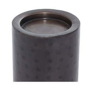 Portavelas de Pilar hecho a mano de Metal marrón Litton Lane para decoración del hogar para iluminar sus interiores - Product Image 4