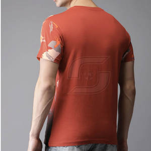 Camiseta de sublimación de gran tamaño de alta calidad Camiseta de sublimación de poliéster de color sólido para hombres - Product Image 3