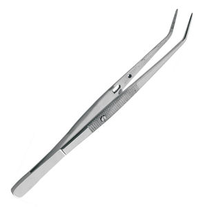 2025 Hot Selling Manufacturer Free Logo High Quality Metal Stainless Steel Diamond Tweezers With <b>Sliding</b> Lock - Product Image 2