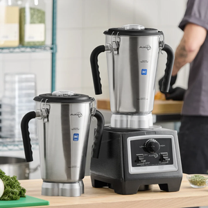 Best Efficient 120V AvaMix Heavy-Duty <b>Commercial</b> <b>Blender</b> for Hotel Use Stainless Steel 5+ Speeds 2 Jars Industrial Blades - Product Image 3