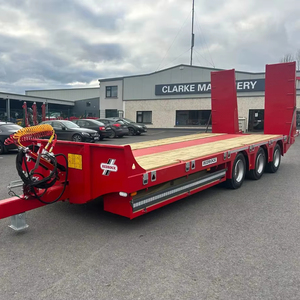 Redrock 24T Tri Axle Lowloader 23ft Flat/2ft Beaver & 8ft Rampas 235/75/17. Remolque agrícola de 5 ruedas para 24T Tri Axle Lowloader - Product Image 1