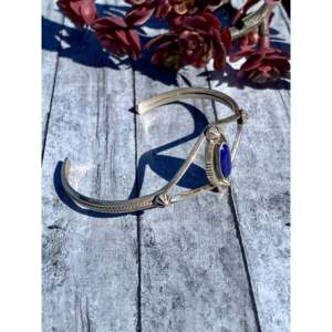 Roger Pino Lapis & Sterling <b>Silver</b> Fashion <b>Cuff</b> <b>Bracelet</b> - Product Image 3