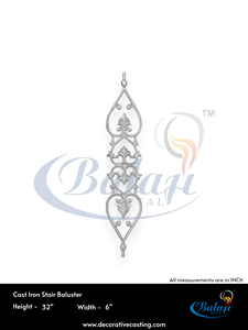 Grille de balcon moderne en fonte gris super résistante au jet de sable, sans cadre, résistante à la rouille, garantie 5 ans, garde-corps de sécurité durable Balaji - Product Image 3