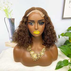 Di alta qualità nuova parrucca anteriore lunga capelli ricci grande onda rosa bianco naturale Modulare esplosioni parrucca consigliata. - Product Image 2