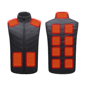 เสื้อกั๊กผ้าคอตตอนทำความร้อนอัจฉริยะสำหรับผู้ชาย, ซักได้สำหรับฤดูหนาวฤดูใบไม้ร่วงและ with13 - Product Image 2