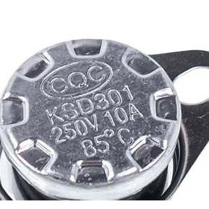 สวิตช์ควบคุมอุณหภูมิเทอร์โมสตัทไฟฟ้า 85C 250V 10A KSD301-85C - Product Image 2