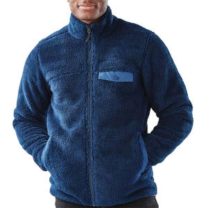 Veste polaire Sherpa personnalisée pour hommes OEM Service tendance Vestes d'hiver chaudes de luxe de haute qualité pour hommes - Product Image 6