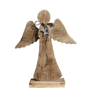 นางฟ้าไม้คริสต์มาสทำจากโลหะทนทานสินค้าตกแต่งคริสต์มาสดีไซน์ล่าสุด - Product Image 4