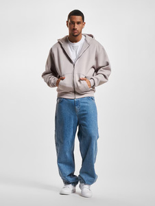 Custom <b>Men</b> Zip Up Hoodie Thick <b>Fleece</b> Oversized Hooded Sweatshirt Casual Streetwear <b>Jacket</b> with Kangaroo Pocket for Winter - Product Image 3