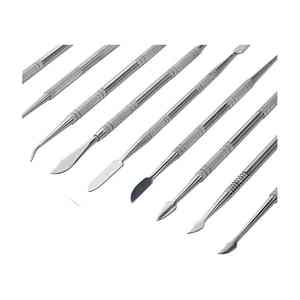 Espátula Dental de Acero de Alta Calidad, Herramienta de Tratamiento de Mezcla de Cera de Doble Extremo, Talladores, Equipo de Escultura de Laboratorio, Juego de Instrumentos - Product Image 5