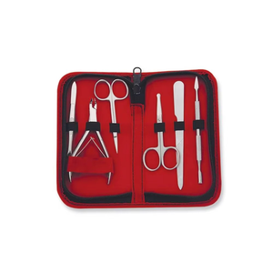 Luxurious 6-Piece Stainless Steel Manicure <b>Set</b> with 5-in-1 <b>Nail</b> Clipper Magnetic Cover & Box - Product Image 4