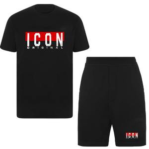 Ensemble de t-shirts d'été en coton à col rond pour hommes de qualité supérieure tissu éponge à séchage rapide pour vêtements de rue décontractés et course à pied - Product Image 2