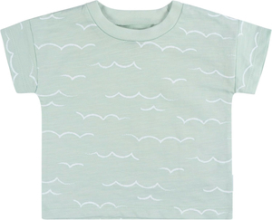 Camiseta de algodón suave para mujer, camiseta informal ligera de manga corta con cuello redondo, ropa de moda perfecta para el verano - Product Image 3