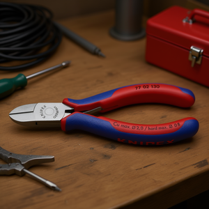 คีมตัดเฉียง Knipex Electronics ด้ามจับขัดเงาพร้อมด้ามจับแบบหลายส่วน หัวกลมและคีมปากเฉียง - Product Image 3