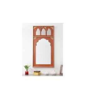 Miroir mural moderne en bois de noyer décoratif très demandé pour le salon, la chambre, le couloir et le bureau du fournisseur indien - Product Image 1