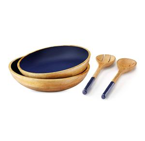 Acacia Wooden Serving Bowl for Dinner and Fruit Bowl Wooden Salad Rice Soup Bowls with <b>Large</b> Size for Kitchen Use - Product Image 6