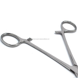 Pince hémostatique incurvée Kelly, pince à artères chirurgicale, pinces de serrage en acier inoxydable, kit chirurgical manuel ISO13485 CE, Nouveau - Product Image 6