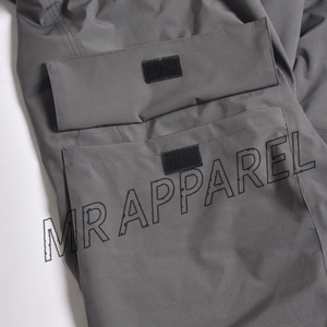 Pantalon de snowboard imperméable pour homme avec poches zippées, taille élastique, style cargo, pantalon de ski d'hiver, isolation synthétique, gris - Product Image 4