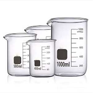 Premium Super Duty 600ml <b>Beaker</b> Low Form with Pour Spout and Reinforced Rim Chemical Resistant <b>Beaker</b> - Product Image 2