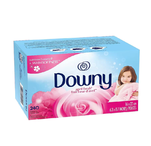 Toallitas desechables para secadora con aroma a lavanda Downy, infundidas con aceites esenciales, fragancia relajante, inventario a granel, precio económico en oferta - Product Image 1