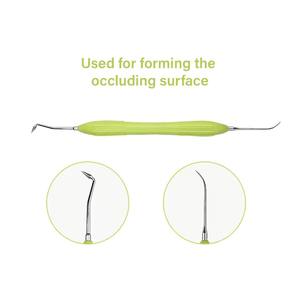 Ensemble d'outils composites dentaires antiadhésifs de 7 pièces avec poignées colorées - Product Image 3