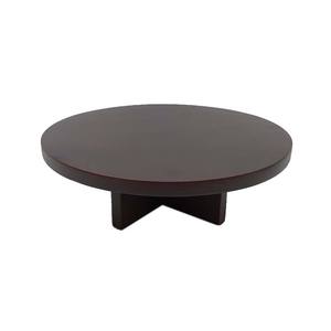 Finitions noires nouvelle conception support de gâteau en bois de forme ronde pour présentoir de fête d'anniversaire de mariage personnalisé en vrac - Product Image 1