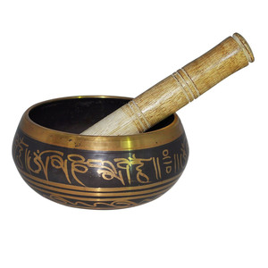 Supérieure meilleure qualité Vintage nouveauté pur laiton chant son bol forme ronde taille personnalisée acceptée pour la thérapie de Yoga - Product Image 3
