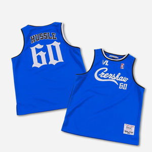 Maillot de basket-ball unisexe sans manches, design personnalisé par sublimation, imperméable, respirant, séchage rapide, tailles adultes, 100% polyester - Product Image 1