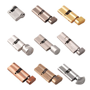 Barillet 30/30 Anti-choc Anti-casse Anti-rouille Double cylindre 60mm Cuivre 3 clés ANSI Grade 2 Chromé brillant Portable - Product Image 1