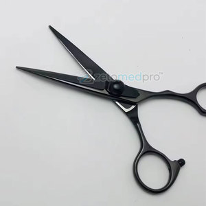 Tijeras de Peluquería Profesionales de Titanio Negro, Tijeras de Peluquería de Titanio Negro para Estilismo Profesional - Product Image 4