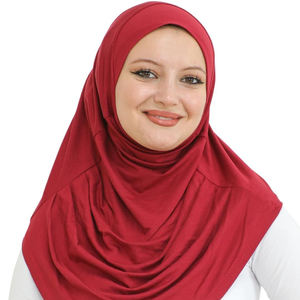 Nouveau design Hijab avec écharpe personnalisé pour femmes Hijab en mousseline de soie confortable de haute qualité prix de gros pour femmes - Product Image 4