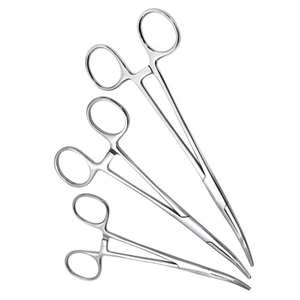 Pinzas Mosquito de Grado Quirúrgico, Pinzas Hemostáticas con Bloqueo de 5 Pulgadas, Construcción Duradera de Acero Inoxidable, Kit de Sutura - Product Image 4