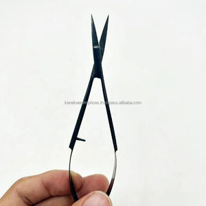 Custom Logo Micro Spring Action Cuticle <b>Scissors</b> Sustainable Durable <b>Sharpened</b> Straight Point Stainless Steel Nail Tool - Product Image 3