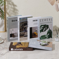 Livres factices décoratifs personnalisés, ensemble de boîtes à livres décoratives, vente en gros, livres décoratifs pour table basse, faux livres décoratifs modernes