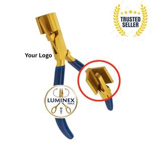 Alicates de mandíbula de nailon de alta calidad, herramientas de doblado de joyería de acero inoxidable en forma de V para bricolaje con tamaño personalizable - Product Image 2