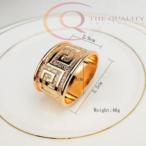 Anneaux de serviette décoratifs en métal, écologiques, couleurs personnalisées pour une expérience culinaire de mariage sophistiquée, tables élégantes, luxe - Product Image 3