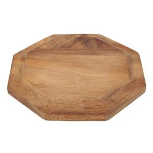 Assiette et vaisselle en bois fruits pour fête de mariage avec vaisselle taille différente et couleur bois naturel - Product Image 3