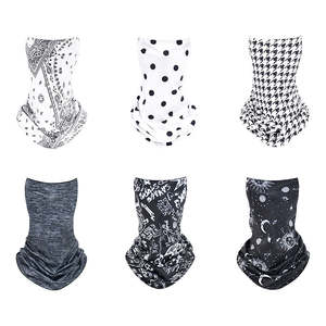 Masque facial de cyclisme unisexe tendance en polyester respirant, anti-UV, multi-motifs, pour l'été, vente en gros sur mesure - Product Image 1