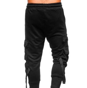 Pantalones Jogger Casuales de Lona para Hombre al por Mayor, Ajuste Delgado Personalizado con Cordón y Bolsillos, Ideales para Correr, Entrenar, Gimnasio y Fitness, de Secado Rápido 2026 - Product Image 4