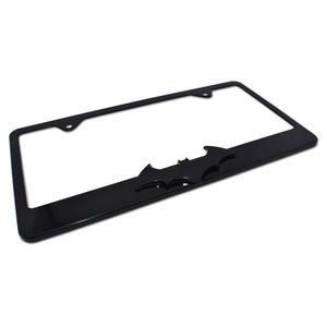 <b>Batman</b> Black Bat 3D LED License Plate Frame Aluminum <b>Car</b> and Motorcycle Decoration for Tesla Ford Corolla Model" - Product Image 5