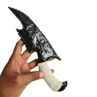 Obsidienne noire couteau Antique lame de poignard fabriqué à la main cristal arme outil de Protection spirituelle décor métaphysique cadeau symbolique