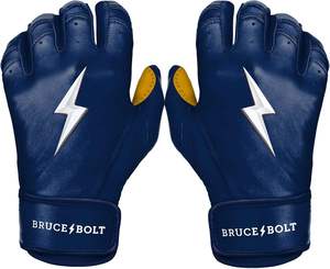 Gants de frappe de baseball/softball de luxe de couleur unie personnalisés OEM, support de poignet étendu, ajustement professionnel premium, respirant - Product Image 5