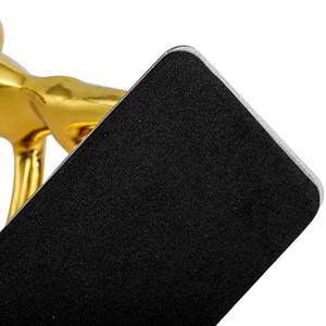 Artistic Pushing Gold Figure Bookends for Room Decor Study Table Office Desk Guest Entertaining and <b>Gifting</b> Purpose <b>Use</b> - Product Image 3