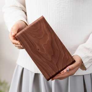 Petite assiette rectangulaire en bois d'acacia, plateau à charcuterie miniature, plateau de service pour collations, passe au lave-vaisselle, moderne et luxueux - Product Image 6