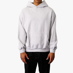 Sweat à capuche confortable pour homme 100% coton, doux et respirant, service OEM, style décontracté, impression numérique, broderie, hiver - Product Image 6