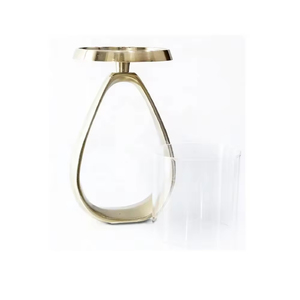Juego de diseño único de 2 portavelas para decoración de iluminación Venta caliente aspecto moderno portavelas decorativo de mesa - Product Image 6